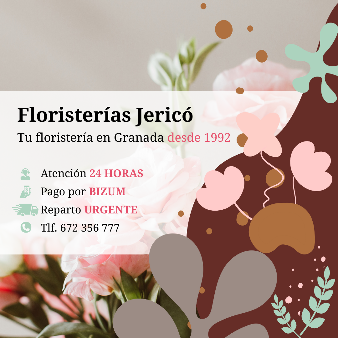Regala flores de Floristerías Jericó
